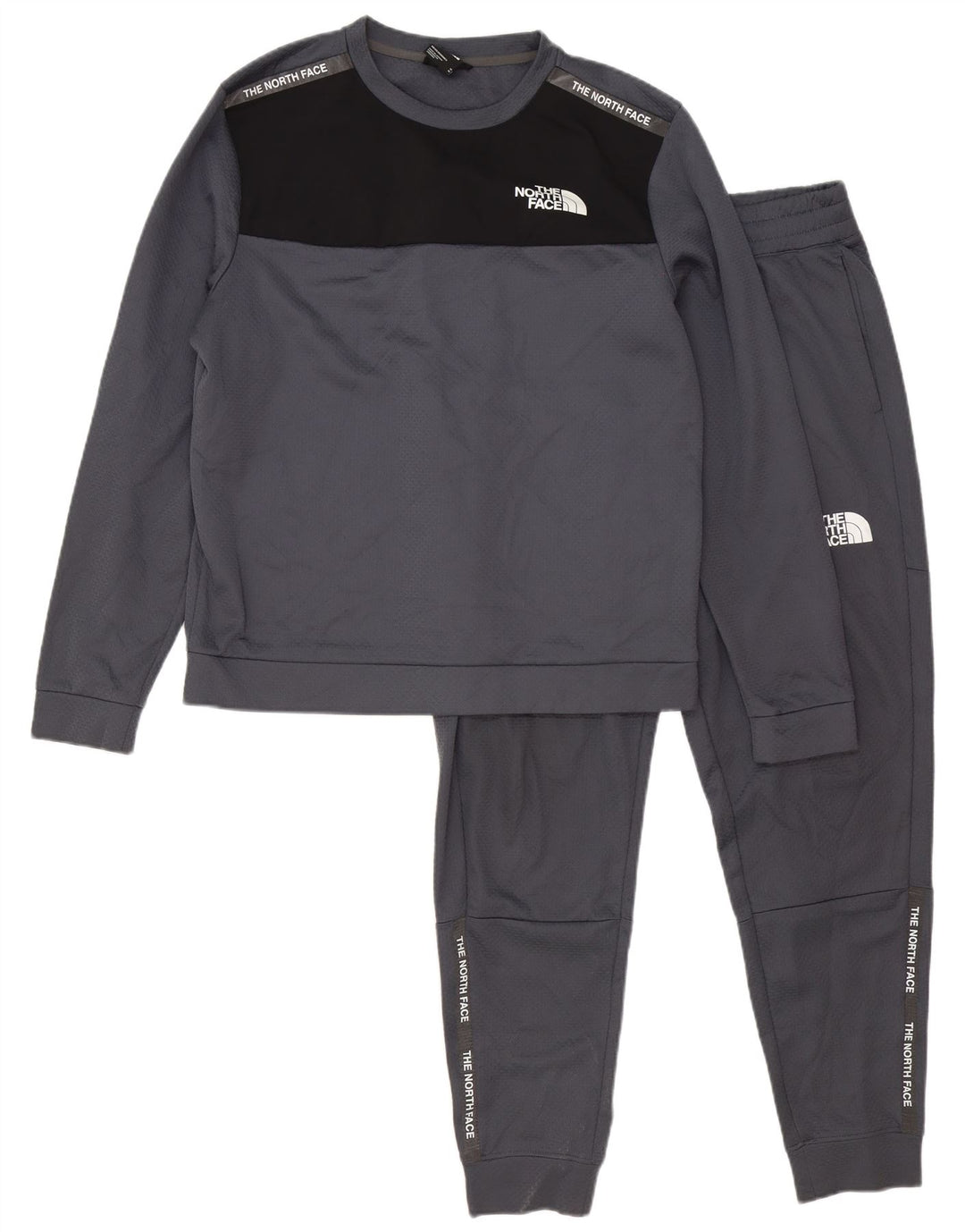 The North Face Herren-Trainingsanzug mit Grafik, mittelgrau, Farbblock