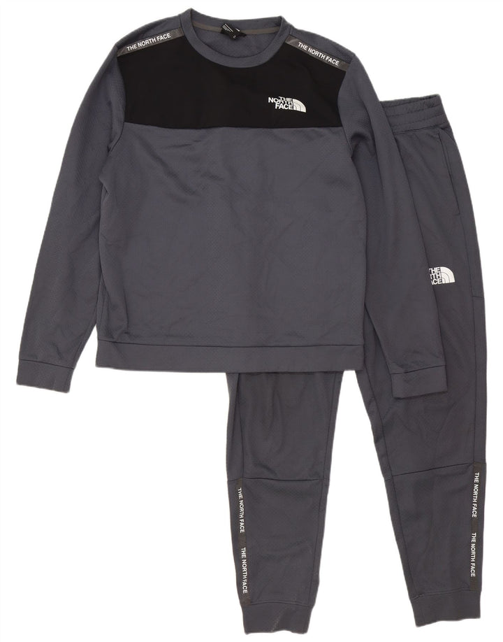 The North Face Herren-Trainingsanzug mit Grafik, mittelgrau, Farbblock