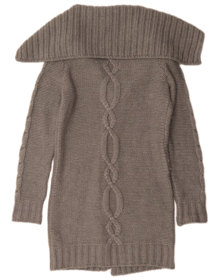 Murphy & Nye Damen Longline-Cardigan-Pullover UK 16 Large Grau