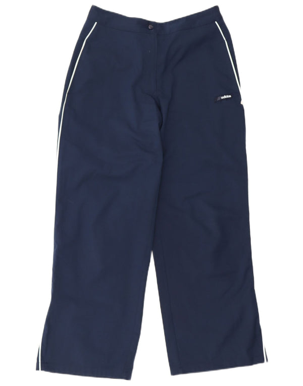 Adidas Damen Freizeithose mit weitem Bein, UK 12, M, W28, L27, Marineblau