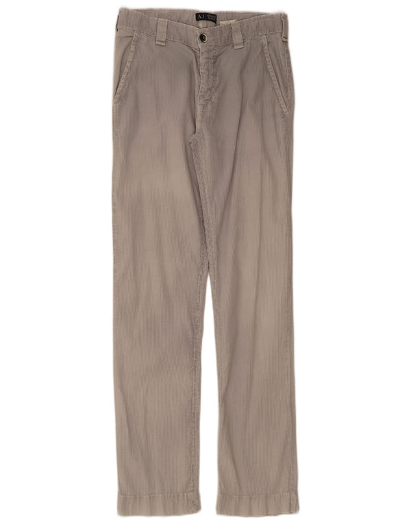 Armani Herren gerade Chinohose EU 46 Small W30 L32 Grau