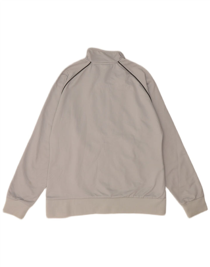 Asics Damen Trainingsanzug Top Jacke UK 18 XL Grau Polyester