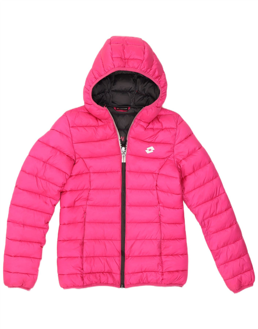 Lotto Damen-Jacke mit Kapuze, gepolstert, UK 10, Größe S, rosa, Polyester