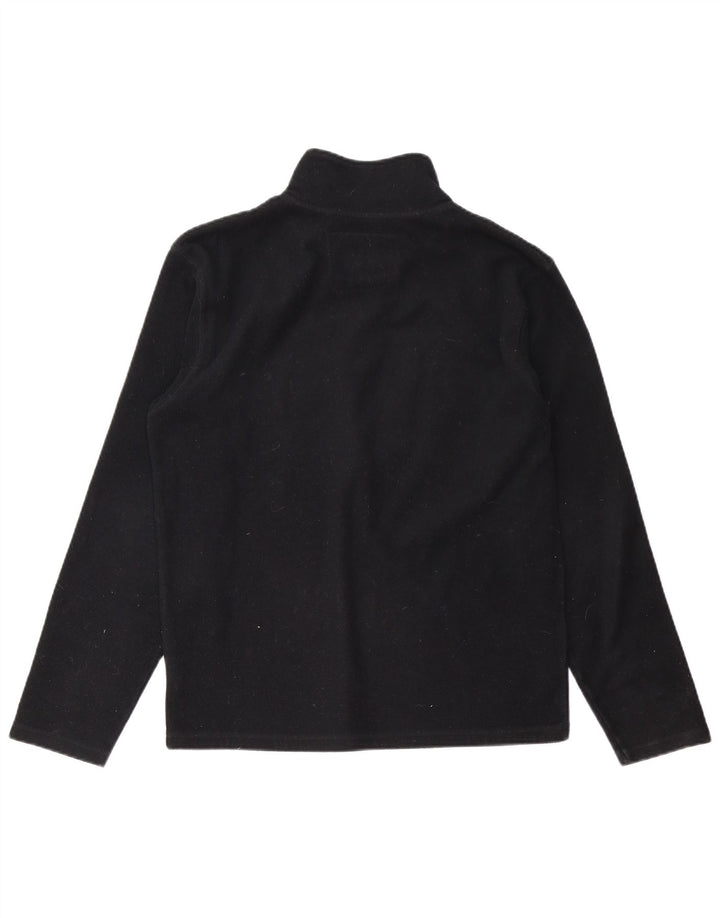 BILLABONG Herren-Fleecepullover mit grafischem Reißverschluss, Größe S, Schwarz, Polyester