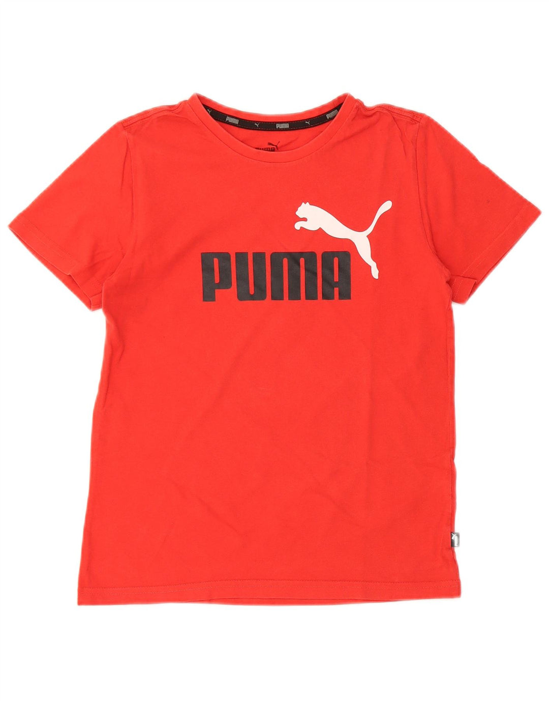 PUMA Mädchen Graphic T-Shirt Top 11-12 Jahre Rot