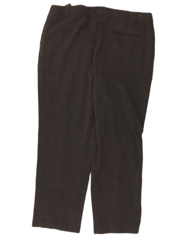 Marks & Spencer Damen Tapered Chinohose UK 14 Large W34 L24 Grau