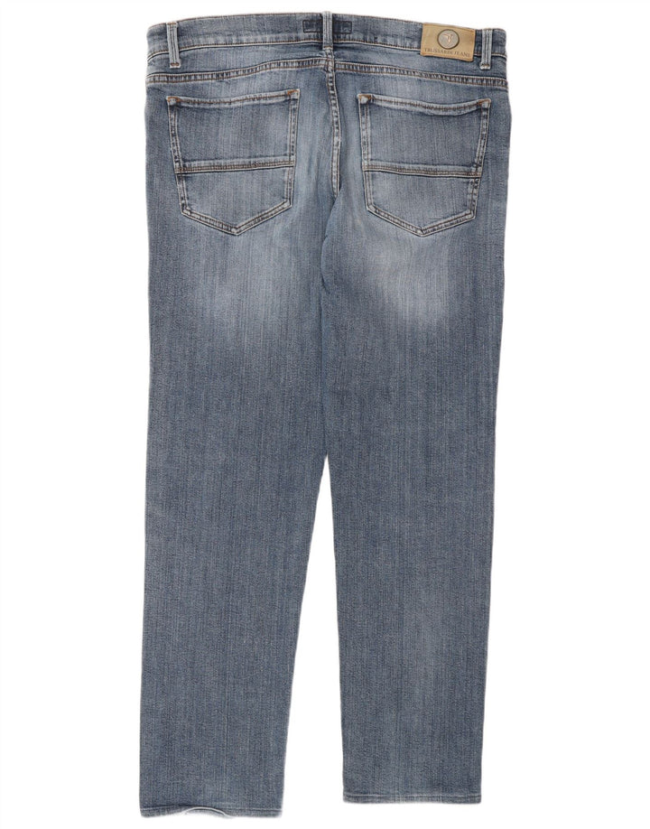 TRUSSARDI Herren Straight Jeans IT 52 XL W38 L32 Blau
