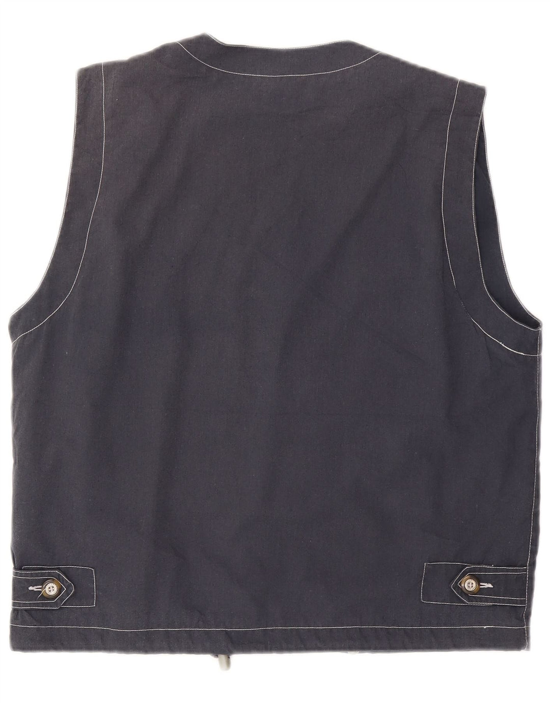 Brugi Herren Utility Gilet UK 40 Large Marineblau Polyester