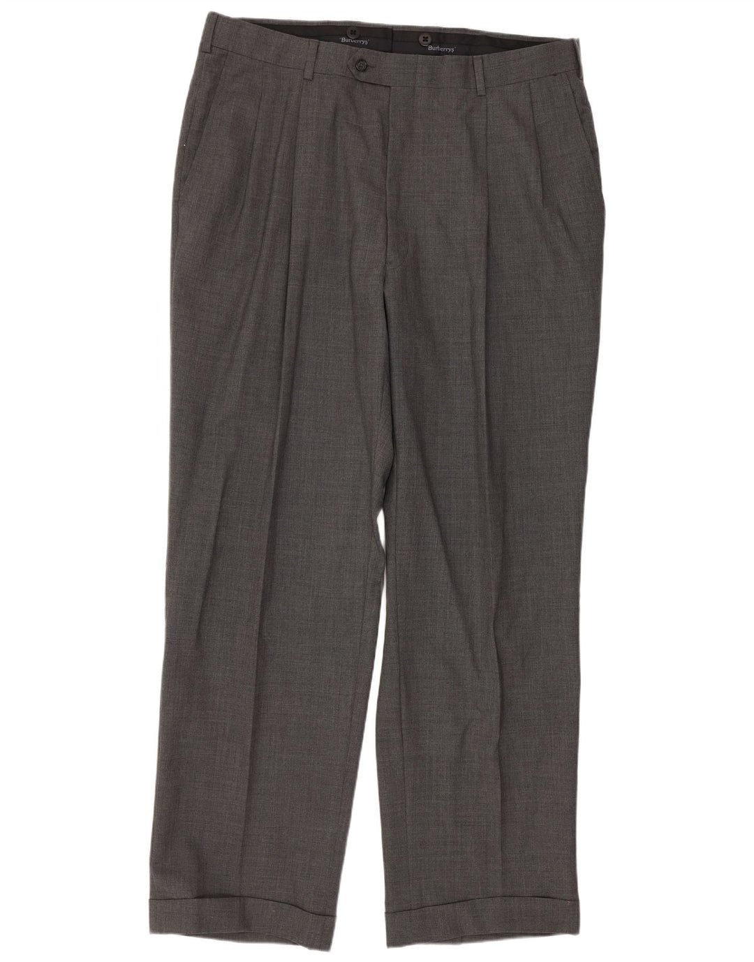 Burberrys Herren-Anzughose mit Pegged-Anzug, W36, L31, Grau