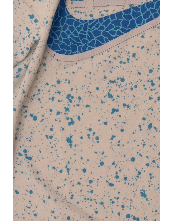 NIKE Herren-T-Shirt mit Grafik, mittelweiß gesprenkelte Baumwolle