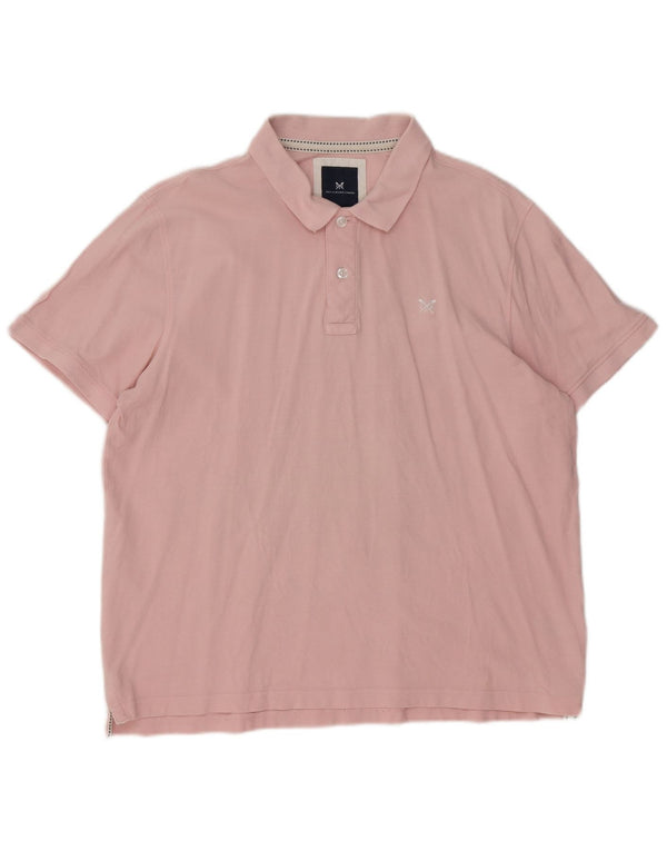 Crew Clothing Herren Poloshirt XL Rosa Baumwolle