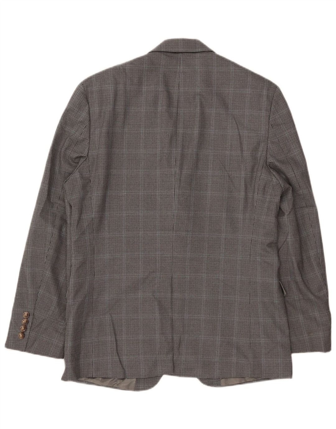 CHAPS Herren-Blazer mit 2 Knöpfen, UK 38, mittelgraues Hahnentritt-Polyester
