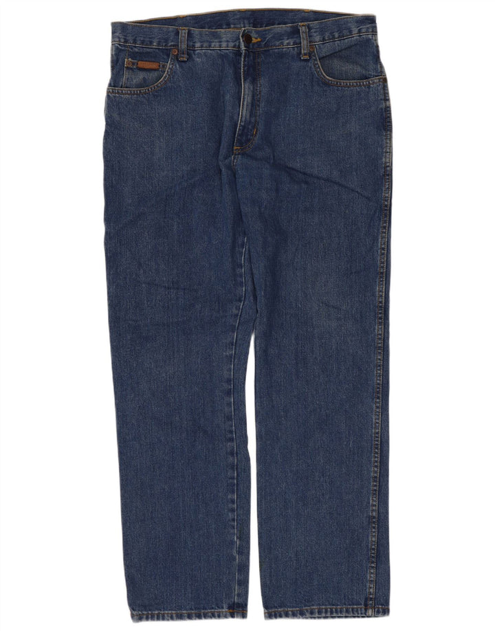 Wrangler Herren Texas Regular Straight Jeans W36 L30 Blaue Baumwolle