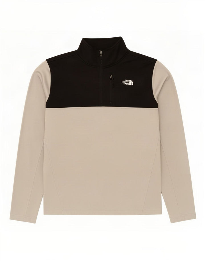 The North Face Herren-Pullover-Trainingsanzug-Oberteil, Mittelweiß, Farbblock