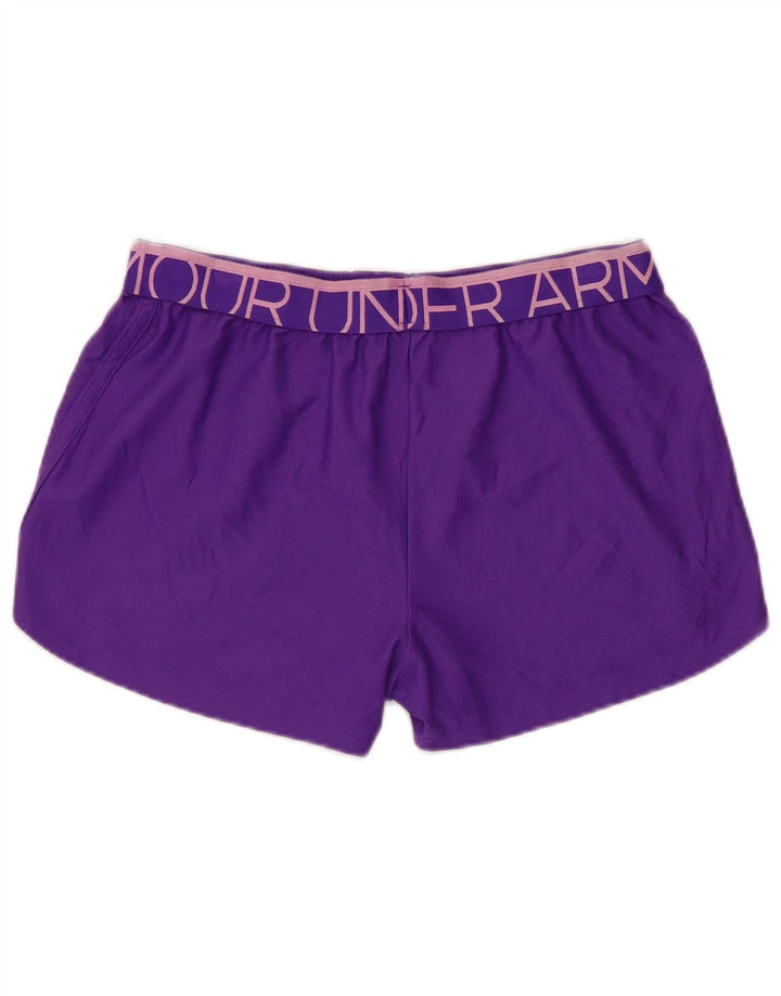 Under Armour Damen Graphic Regular Sport Shorts Small Lila