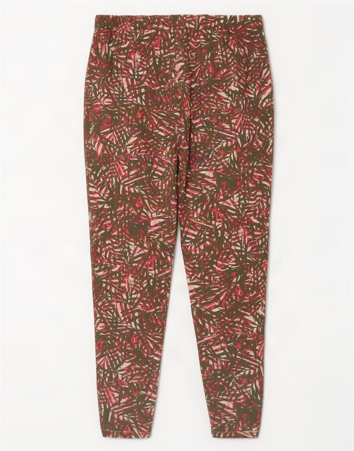 Marks & Spencer Damen-Leggings, UK 12, mittlere, mehrfarbige Viskose mit Blumenmuster