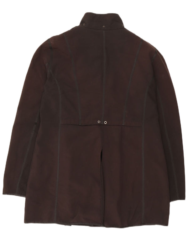 Dkny Womens Utility Jacke UK 16 Large Grau Polyester