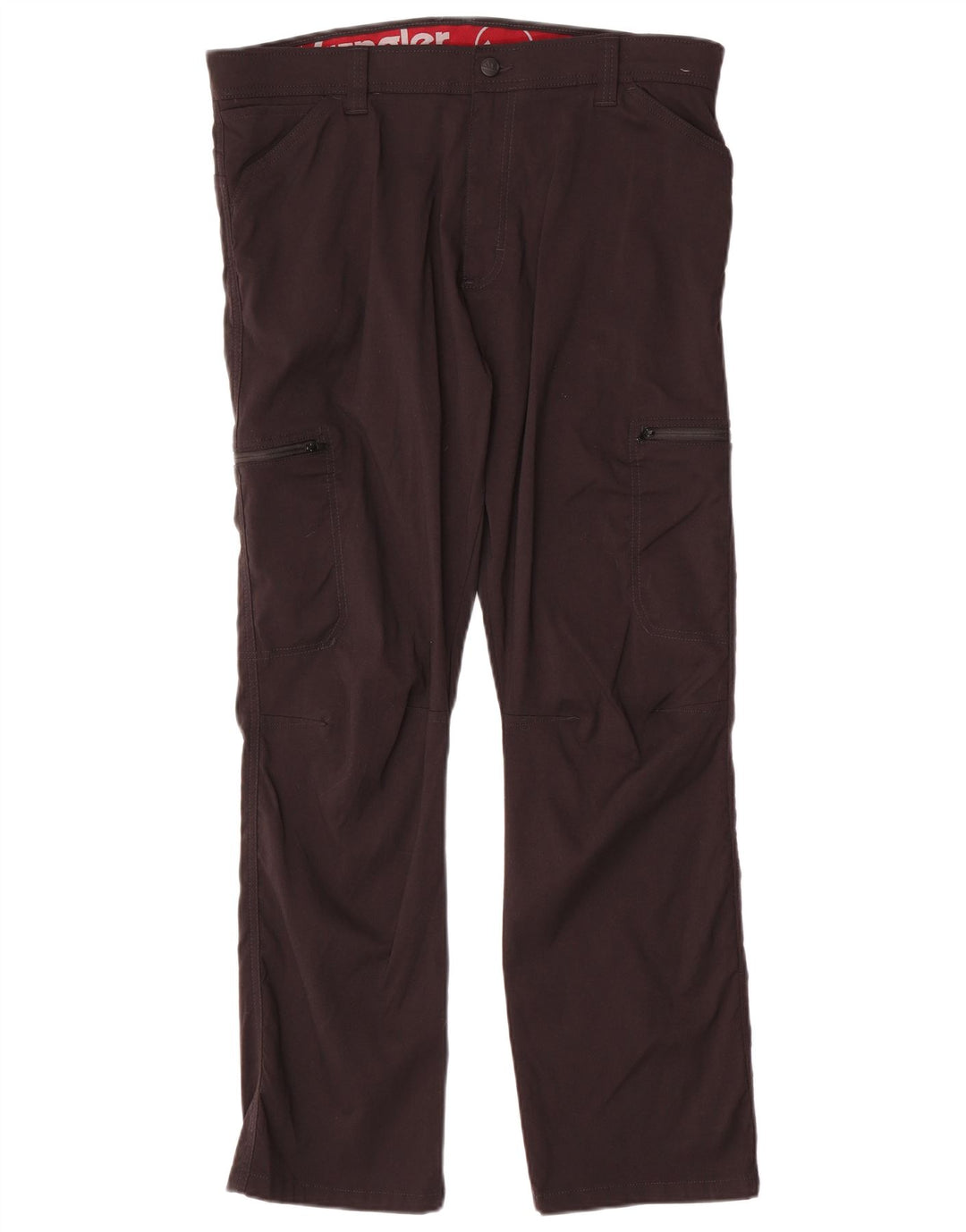 WRANGLER Gerade Cargohose für Herren, W36, L30, schwarzes Nylon