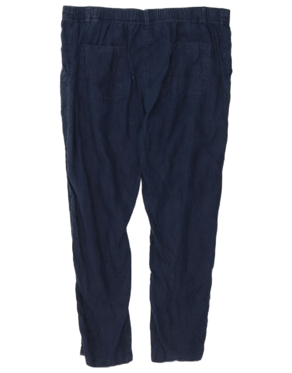 Marks & Spencer Slim Chino-Hose für Damen, UK 16, Größe L W38 L27, Marineblau