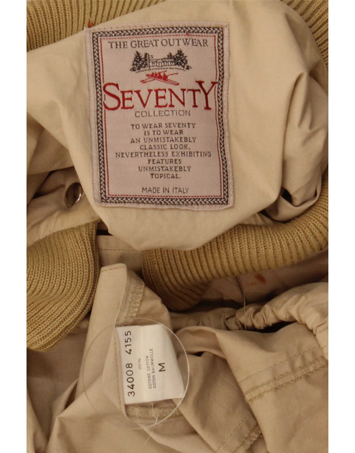 Seventy Herren Bomberjacke UK 38 Mittelbeige Baumwolle