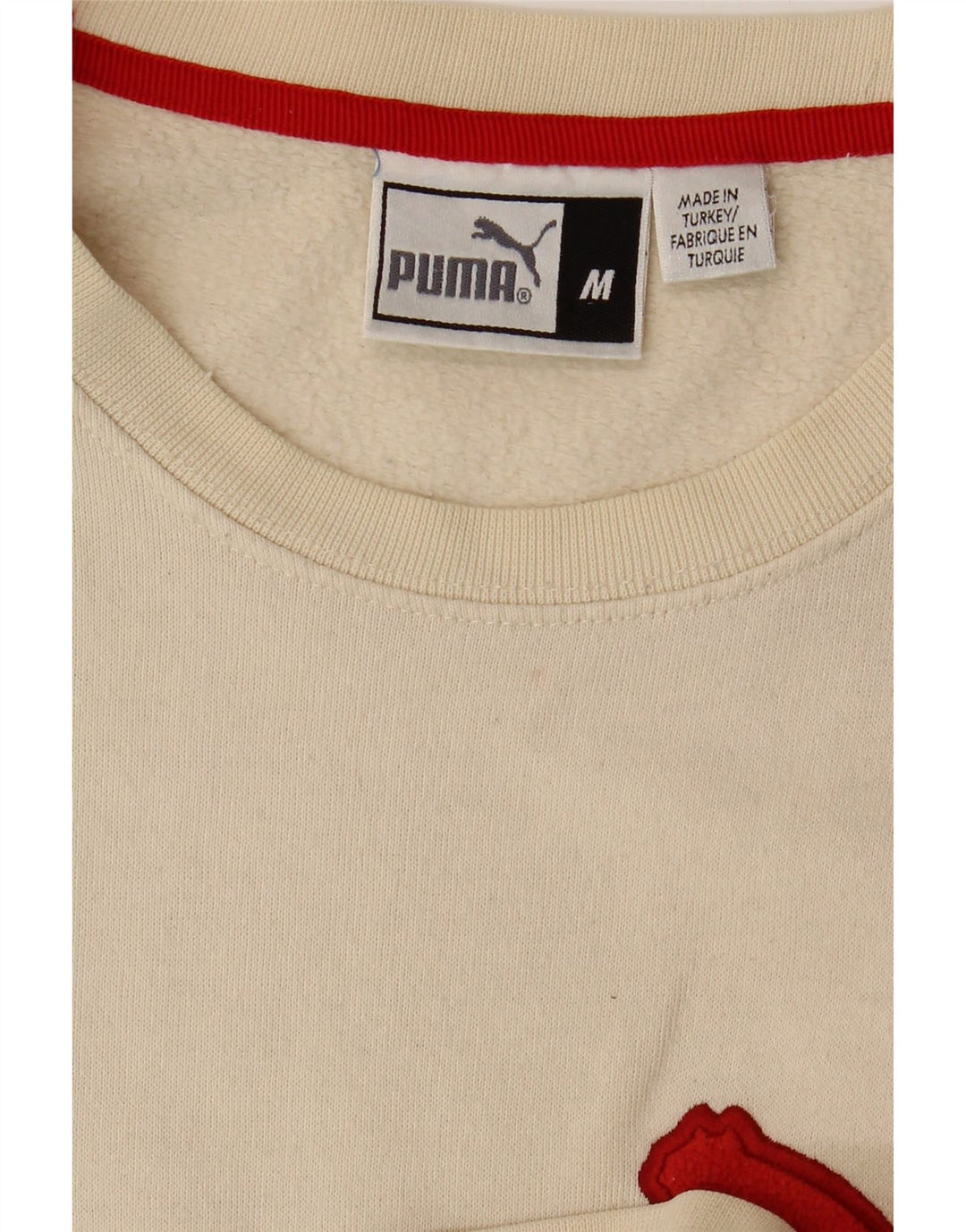 PUMA Herren Grafik-Sweatshirt-Pullover Medium Off White