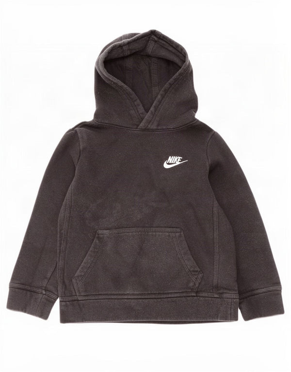 Nike Kapuzenpullover für Jungen, 4–5 Jahre, Größe S, Schwarz, Baumwolle