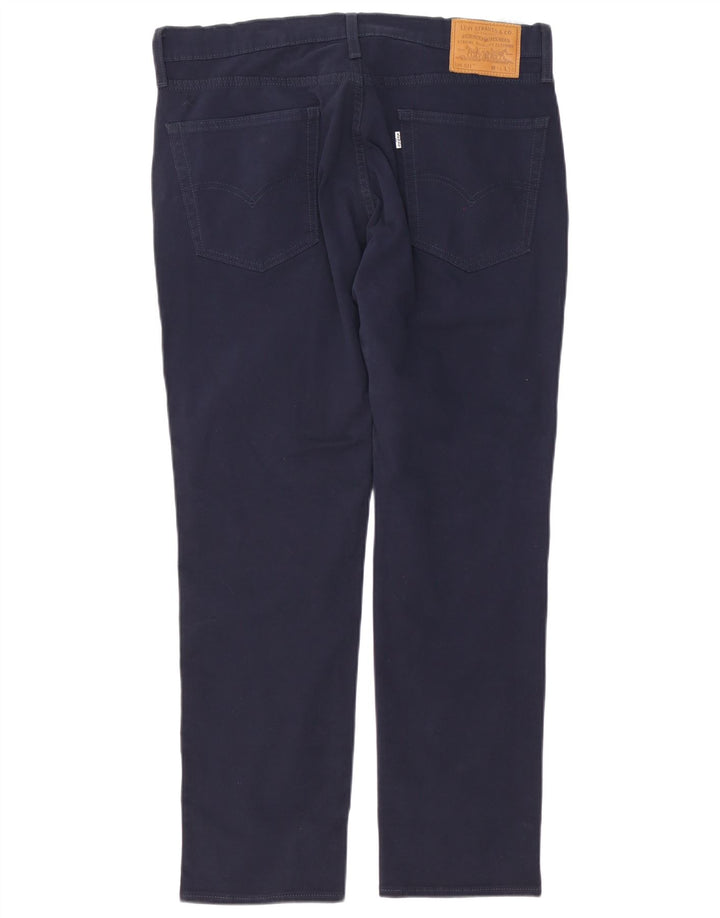 Levi's Herren 511 Slim Jeans W36 L30 Marineblaue Baumwolle