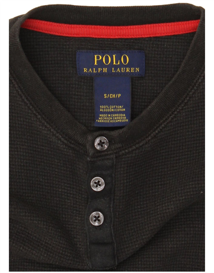 Polo Ralph Lauren Herren T-Shirt Top Small Schwarz Baumwolle