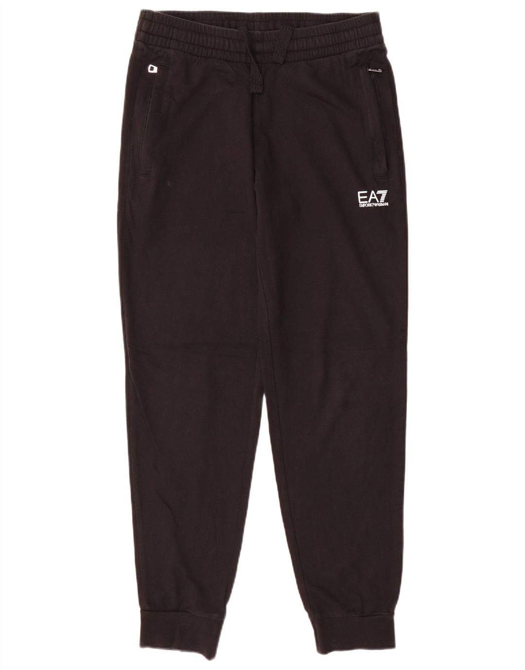 EMPORIO ARMANI Herren-Trainingshose, Jogginghose, Mittelschwarz, Baumwolle