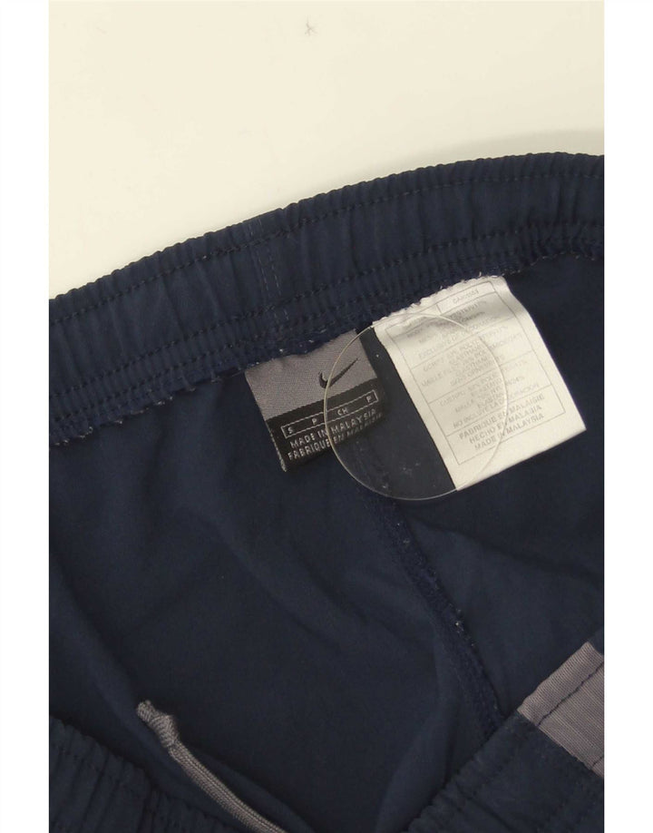 Nike Herren-Sportshorts, Größe S, Marineblau, Farbblock-Polyester