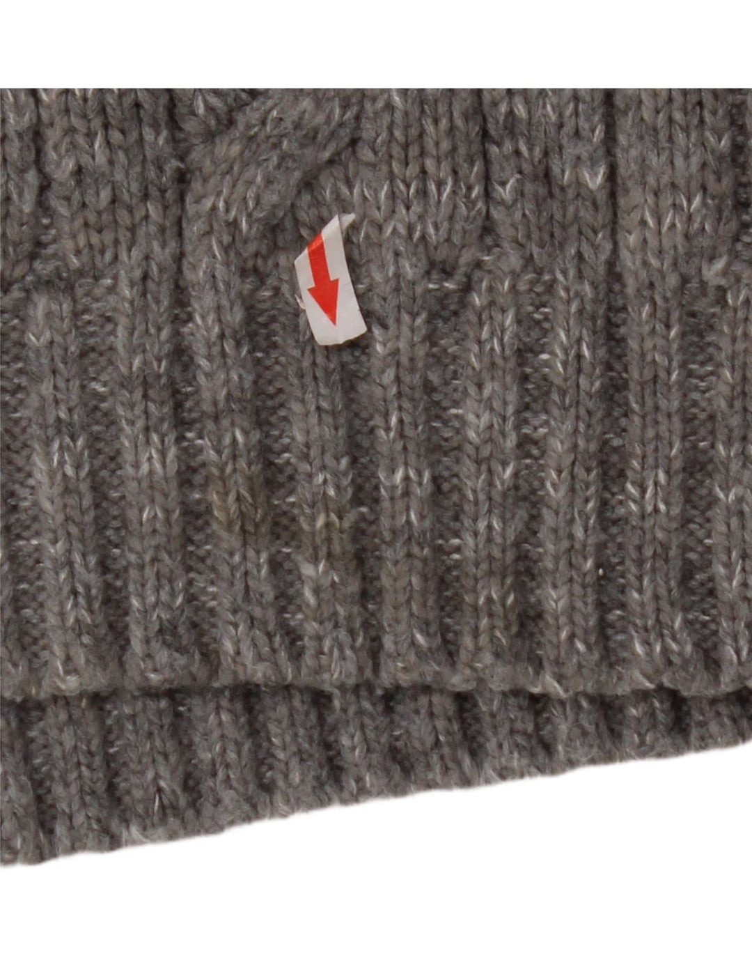 Marks & Spencer Herren-Pullover mit Reißverschluss am Hals, großes, grau meliertes Acryl