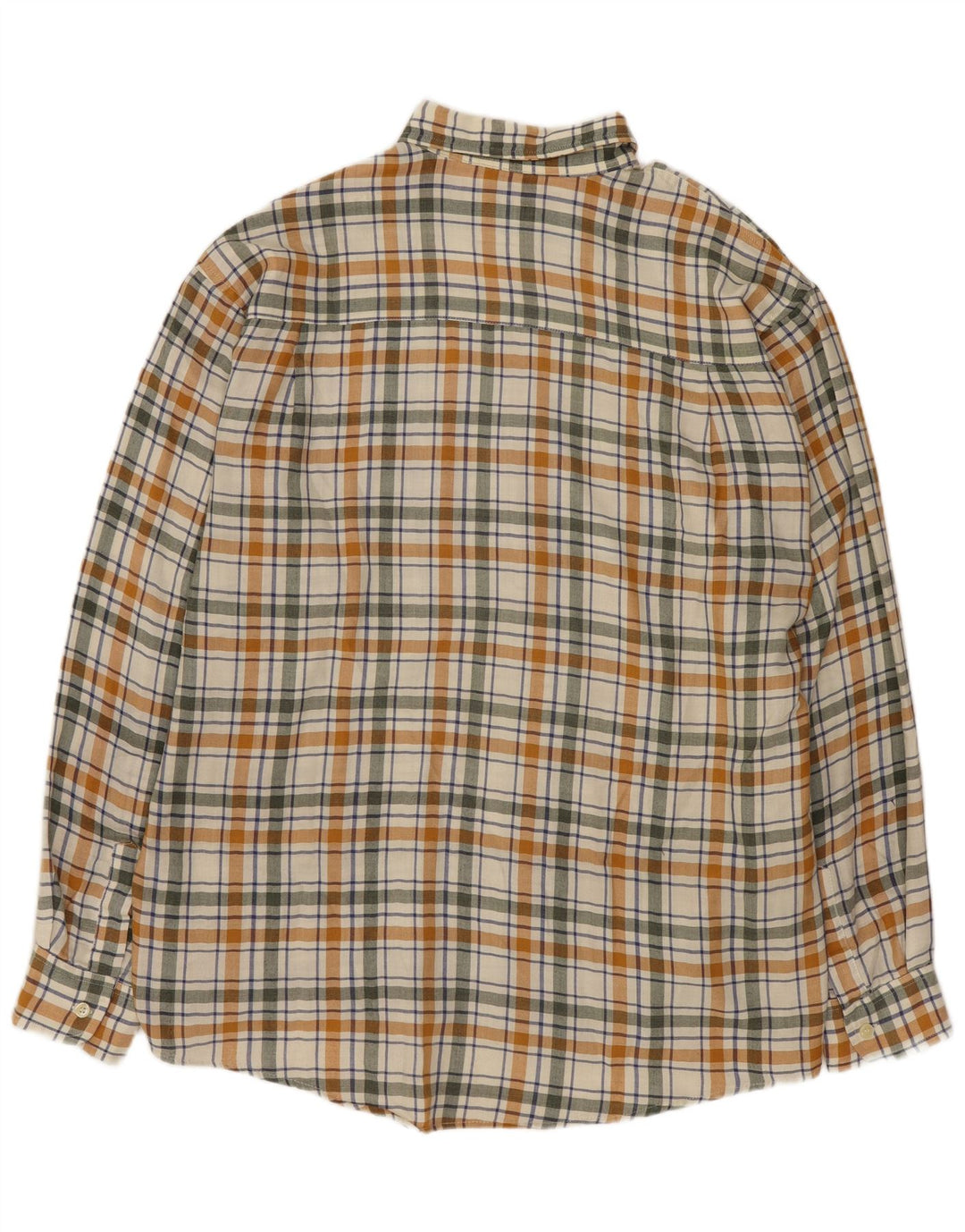 Vintage Herren-Flanellhemd, groß, mehrfarbig, kariert