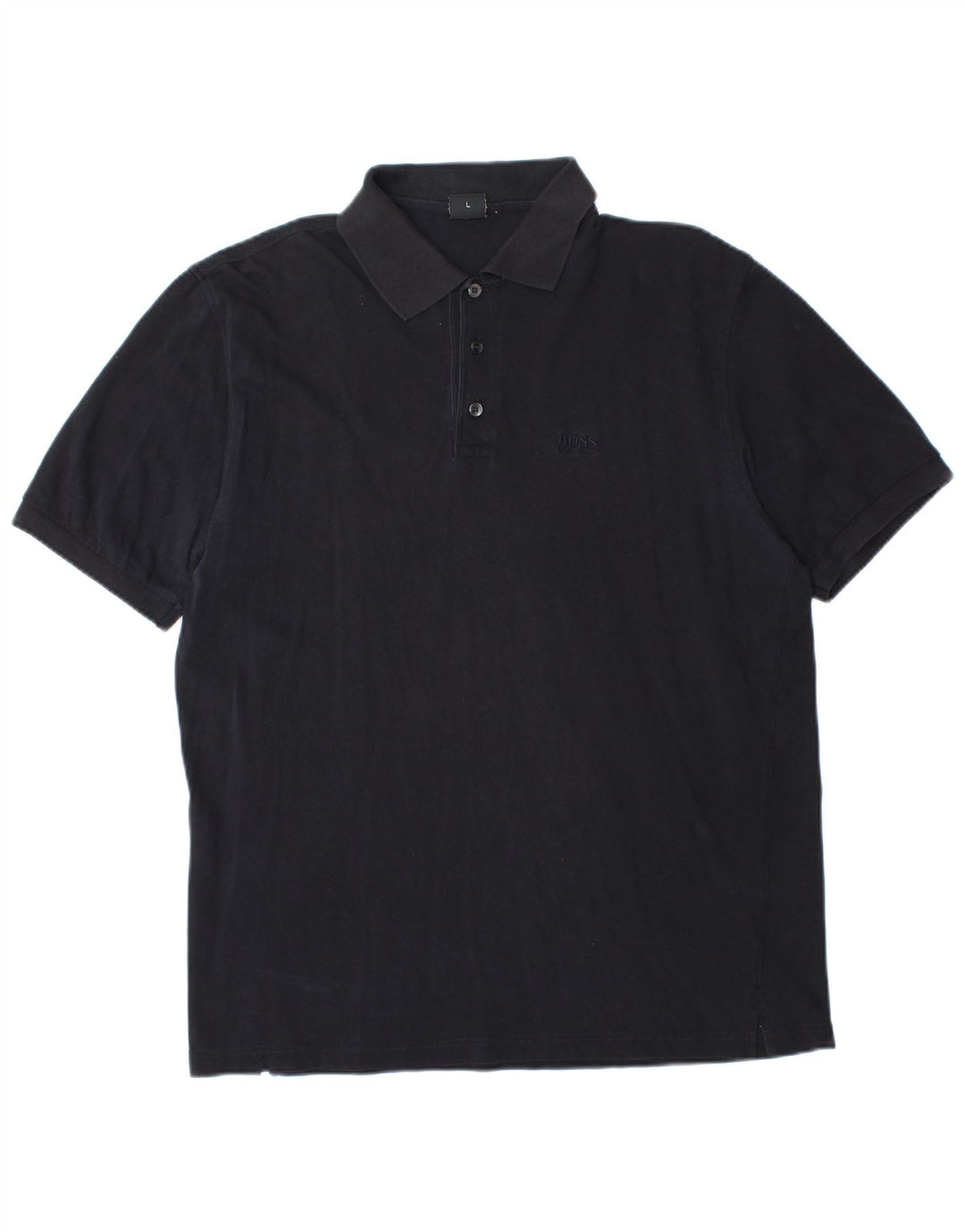 Hugo Boss Herren-Poloshirt, große marineblaue Baumwolle
