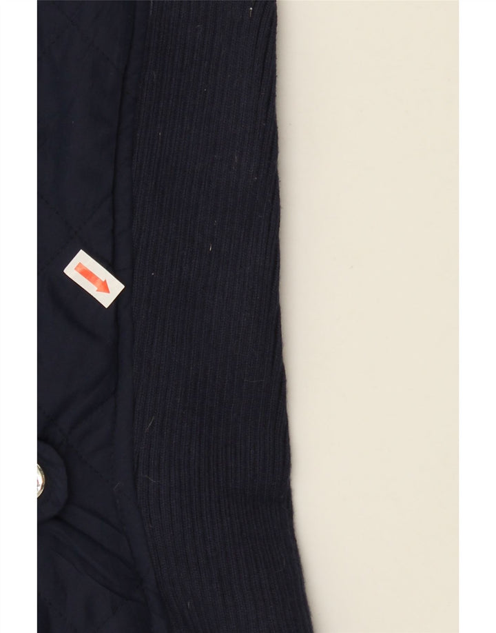 RALPH LAUREN Womens Quilted Gilet UK 16 Large Navy Blue Polyester Vintage Ralph Lauren and Second-Hand Ralph Lauren from Messina Hembry 
