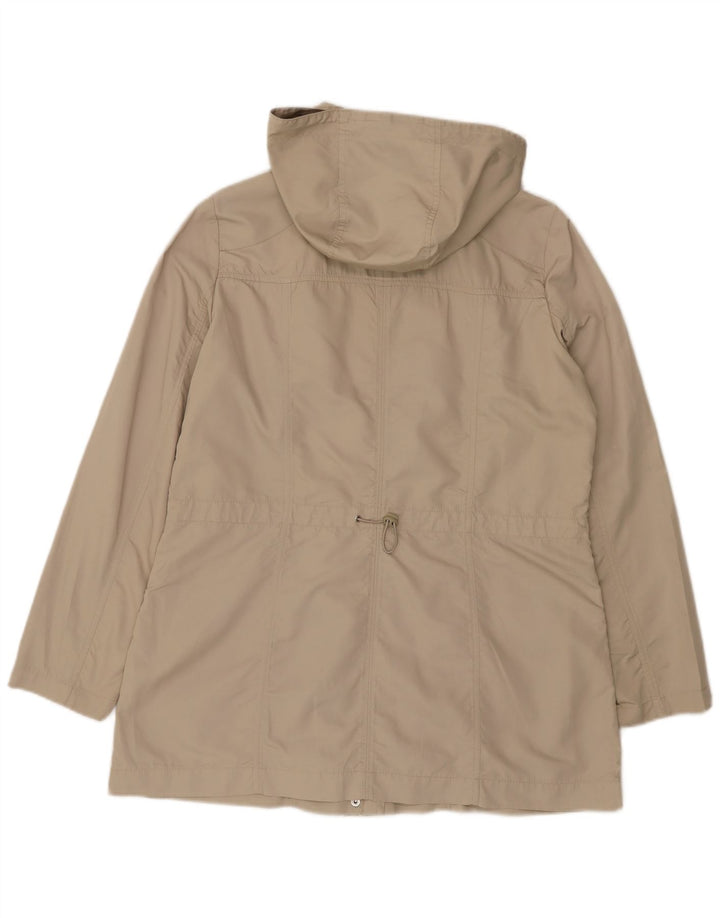 Conte of Florence Damen-Utility-Jacke mit Kapuze, UK 14, Größe L, Beige, Polyester