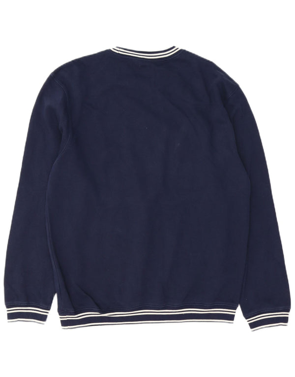 Gap Herren-Sweatshirt mit Grafik, Größe S, marineblau, Baumwolle