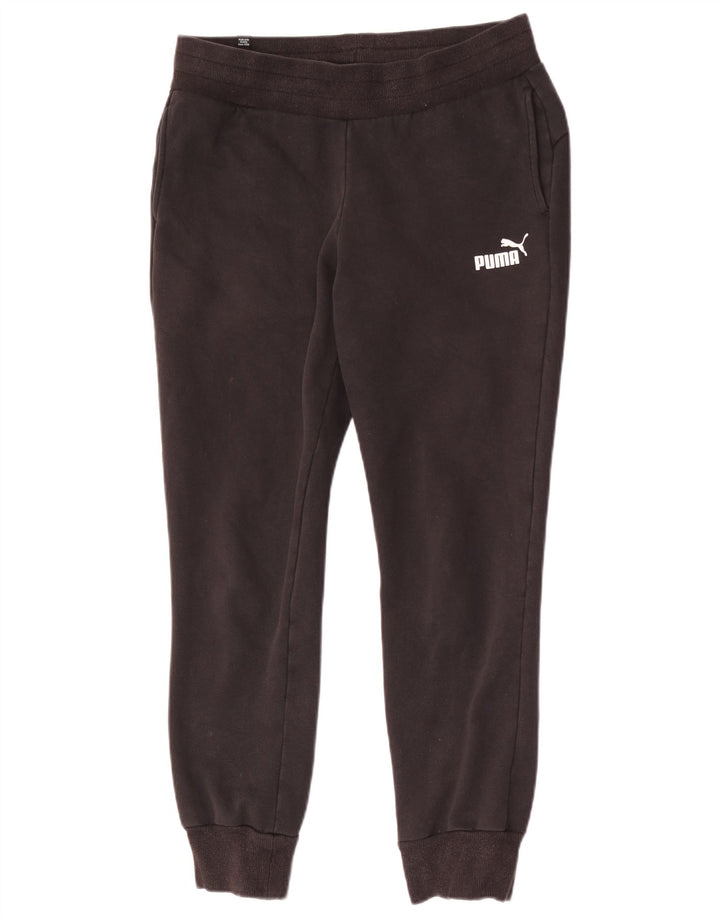 Puma Damen Trainingshose Jogger UK 12 Medium Schwarz