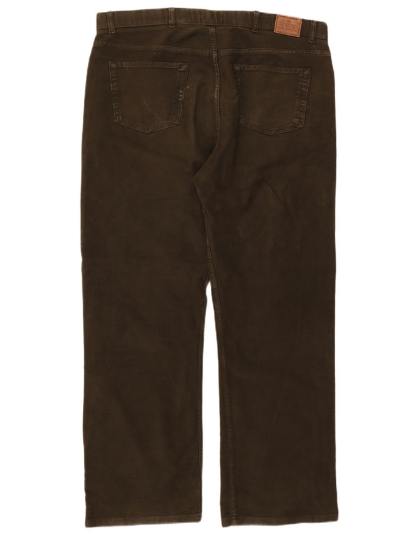 Marks & Spencer Herren Blue Harbor Straight Freizeithose W40 L31 Khaki
