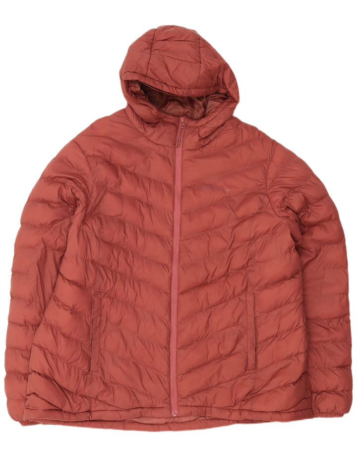 Mountain Warehouse Damen Wattierte Jacke UK 18 XL Rot Polyamid