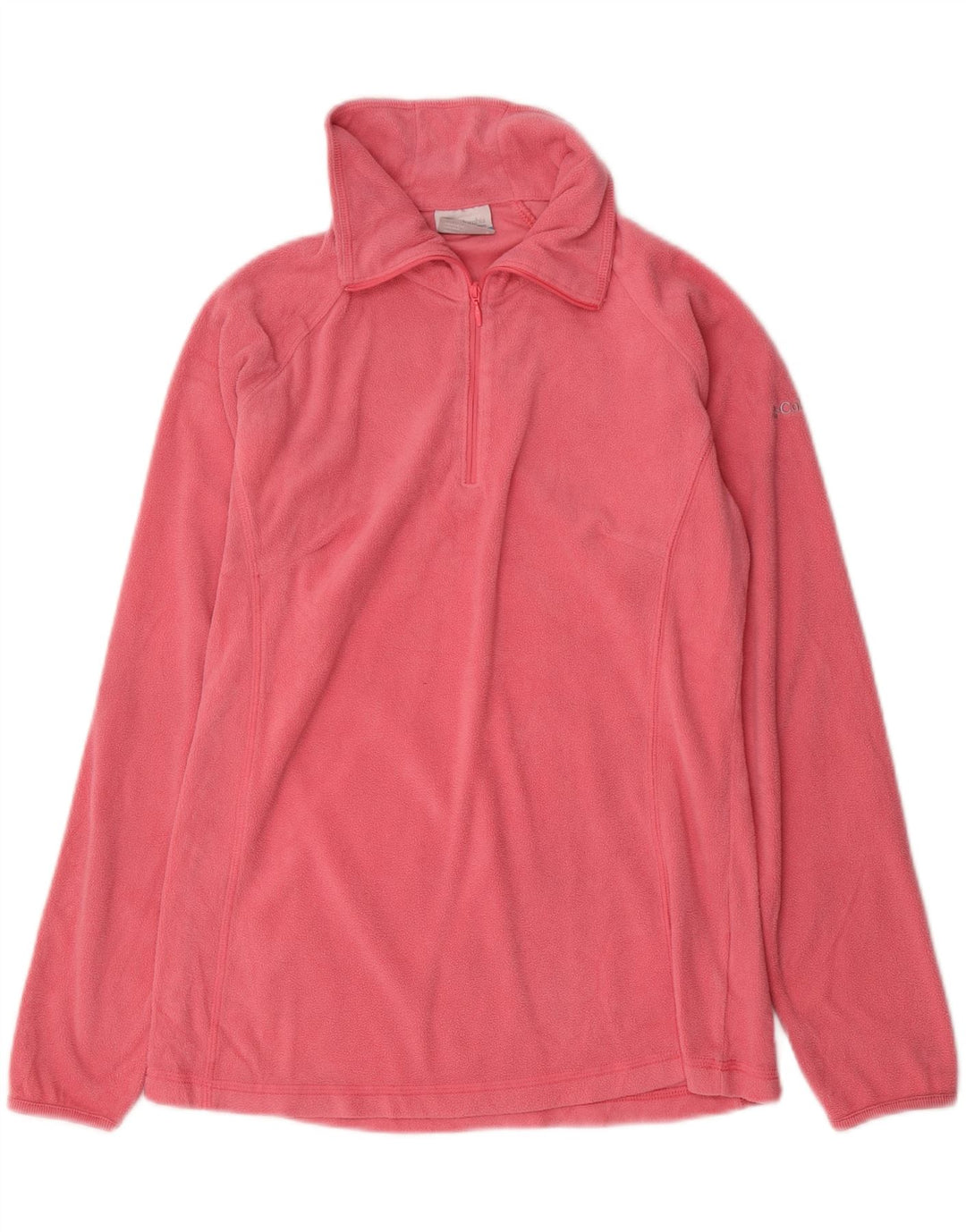 COLUMBIA Damen-Fleecepullover mit Reißverschluss am Hals, UK 12, Mittelrosa, Polyester