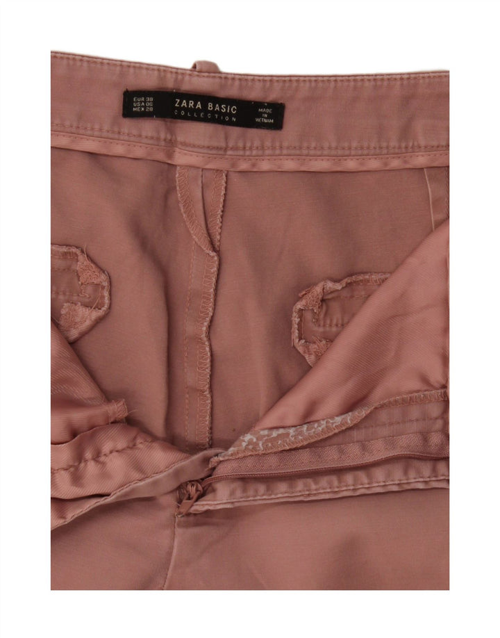 Zara Damen Chinohose EU 38 Medium W28 L25 Rosa