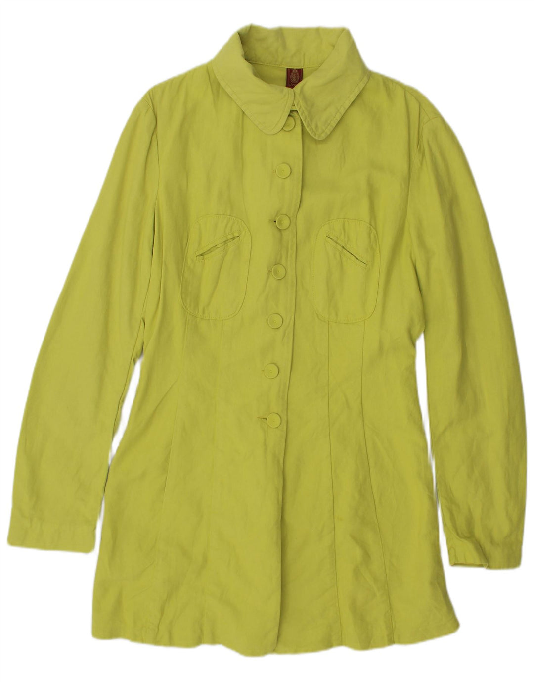 Vintage Damen Mantel UK 14 Groß Grün