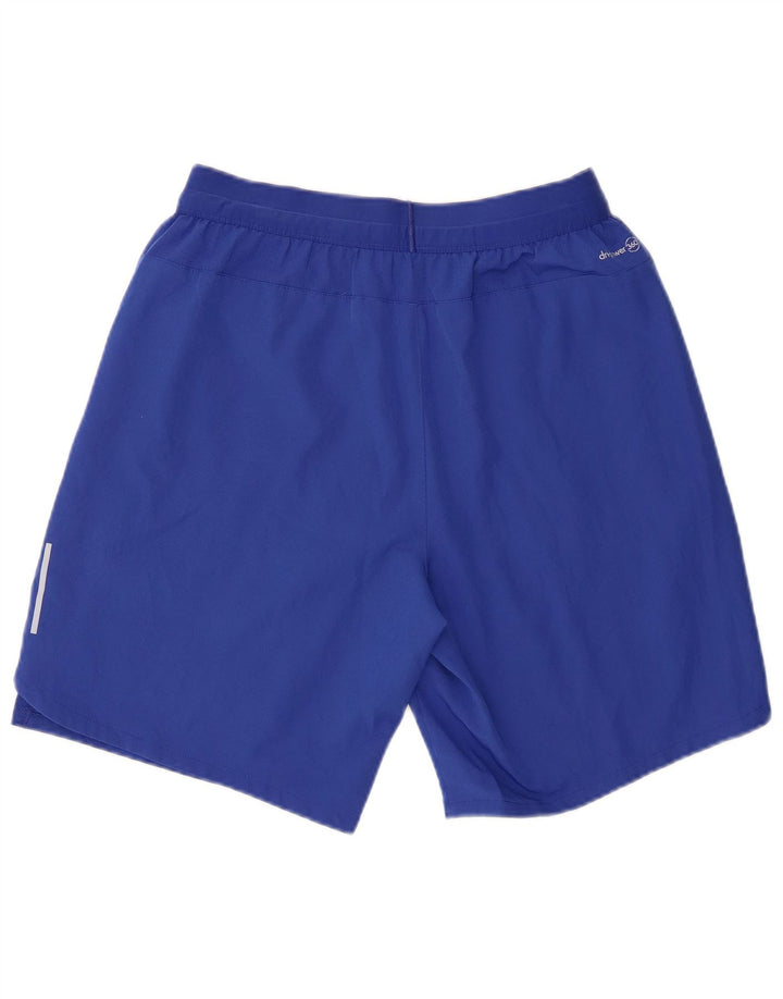 Russell Athletic Herren-Sportshorts aus mittelblauem Polyester