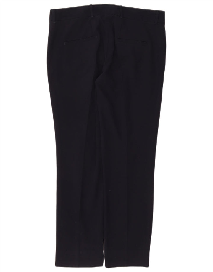 Slim-Anzughose für Damen von Zara, Größe M, W28, L26, Marineblau, Polyester