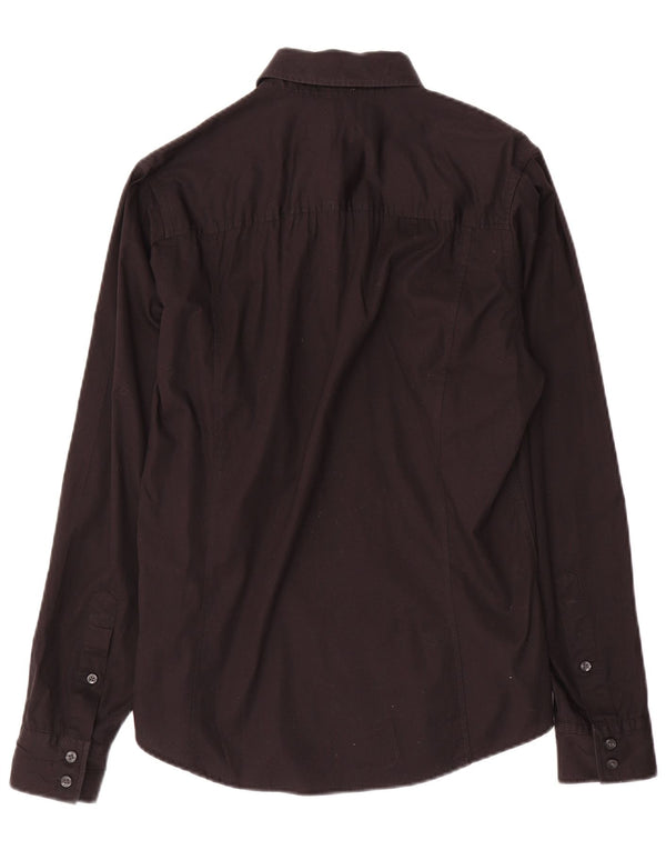 Calvin Klein Jeans Herrenhemd Mittelschwarze Baumwolle