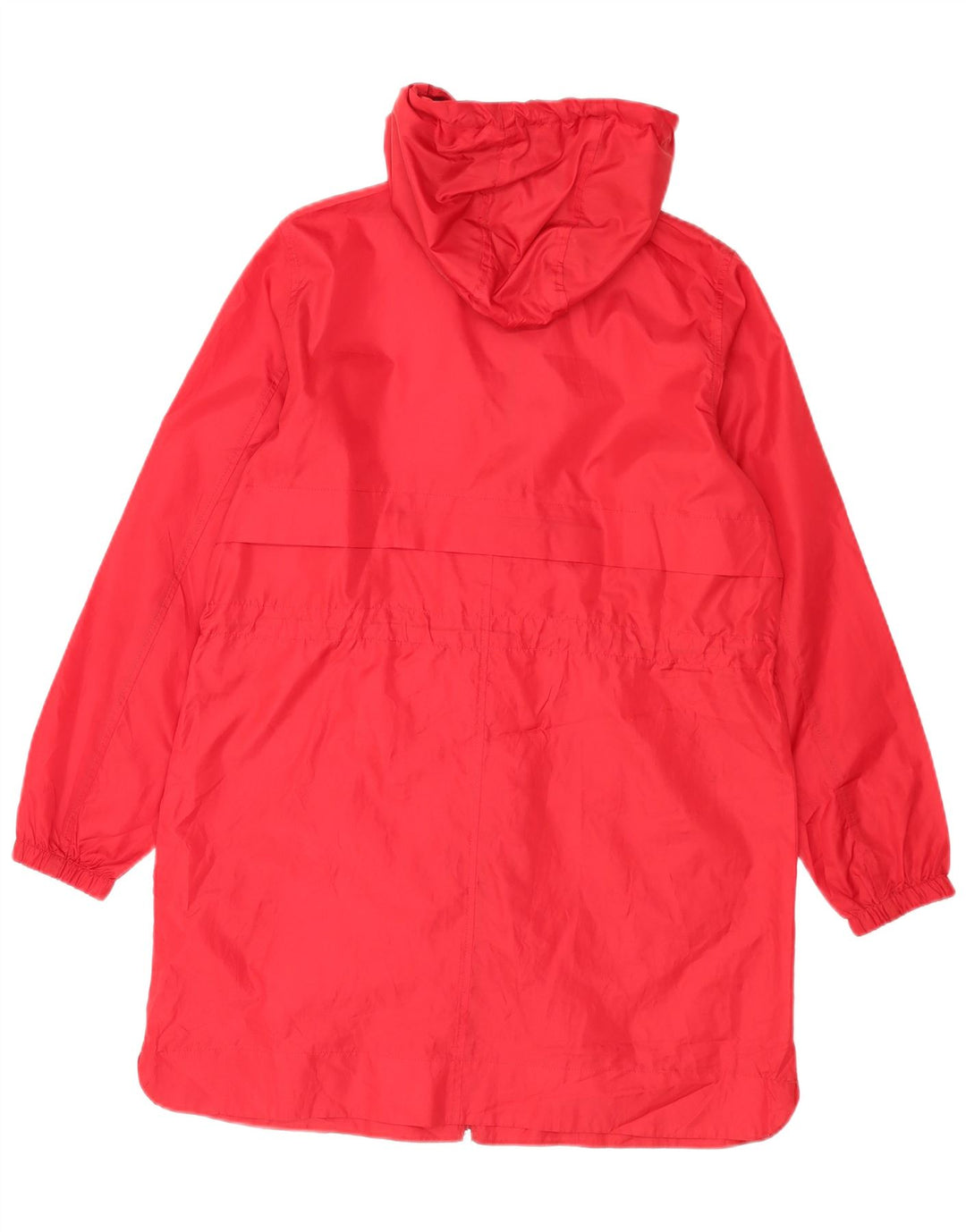 Marks & Spencer Damen-Regenmantel mit Kapuze, UK 14, Mittelrot, Polyester