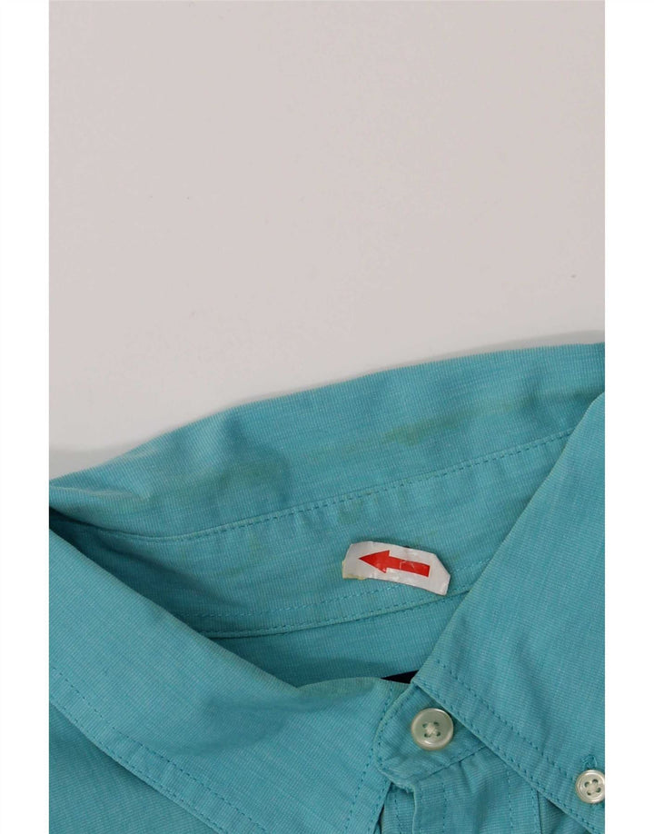 Chaps Herren-Hemd, reguläre Passform, XL, Blau, Baumwolle