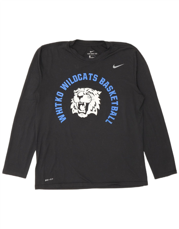 Nike Herren Wildcats Graphic Top Langarm Large Schwarz Polyester
