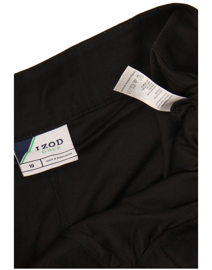 IZOD Damen Skort Large W32 L7 Schwarz Polyester