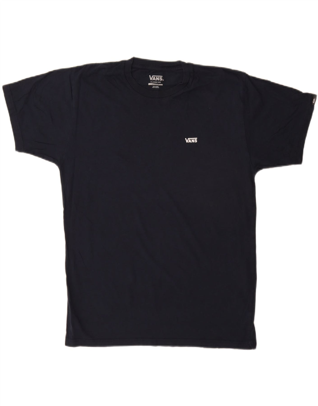 Vans Herren-T-Shirt mit klassischer Passform, mittelmarineblaue Baumwolle